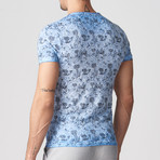 Sherman Printed T-Shirt // Blue (2XL)