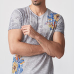 Noland Printed T-Shirt // Grey (S)