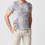Noland Printed T-Shirt // Grey (S)