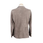 William Leather Blazer // Gray (M)