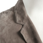 William Leather Blazer // Gray (M)