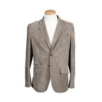 William Leather Blazer // Gray (M)