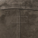 James Leather Blazer // Gray (S)