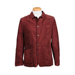 Alexander Leather Jacket // Red (M)