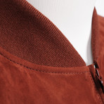 Michael Leather Jacket // Burnt Orange (XS)