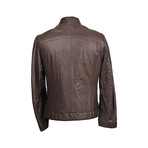 Benjamin Reversible Jacket // Brown + Blue (S)