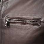 Benjamin Reversible Jacket // Brown + Blue (S)