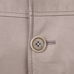 Henry Leather Jacket // Gray (S)