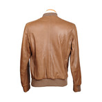 Wyatt Leather Jacket // Tan (S)