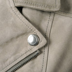 Jackson Leather Vest // Gray (XS)