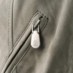 Jackson Leather Vest // Gray (M)