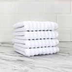Zero Twist Wash Towel // Set of 4 (Anthracite Gray)