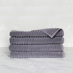 Zero Twist Hand Towel // Set of 4 (Anthrac Grey)