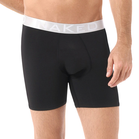 Silver Boxer Brief // Black (XS)