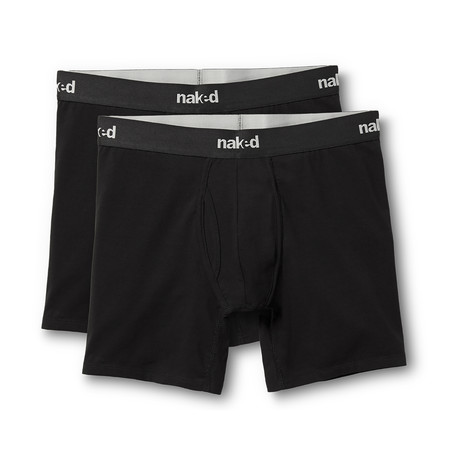 Boxer Brief // 4 Pack // Black (XS)