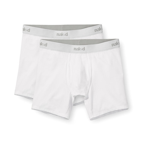 Boxer Brief // 4 Pack // White (XS)