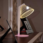 3D Lamp // Conic Metal