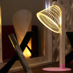 3D Lamp // Conic Metal