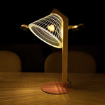 3D Lamp // Conic Metal