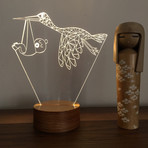 3D Lamp // Stork Wood