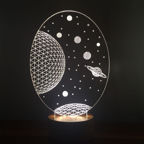 3d space lamp