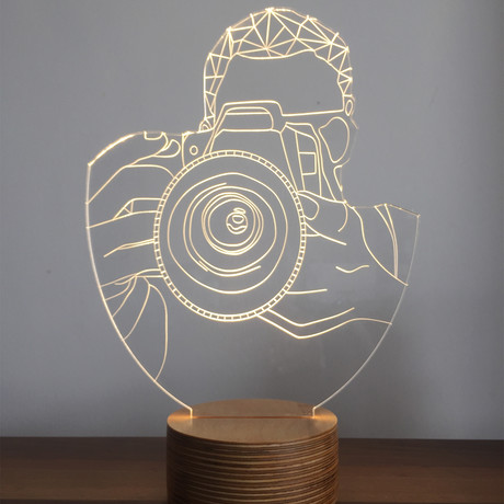 3D Lamp // Photographer Wood