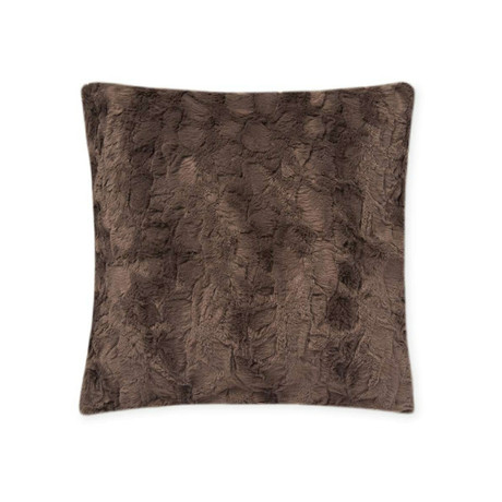 Contempo Cuddle Fur Pillow // Charcoal (14"L x 20"W)