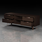 Grand Media Cabinet // Espresso