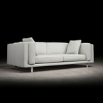 Fulton Three Seater Sofa (White)