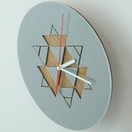 Inner Triangle Modern Wall Clock