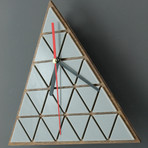 Triangle Shaped Modern Wall Clock