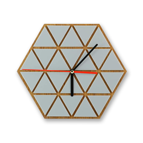 Hexagon Modern Wall Clock