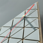Triangle Shaped Modern Wall Clock