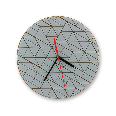 Crystalline Modern Wall Clock