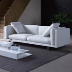 Fulton Three Seater Sofa (White)