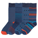 Show Your Orange Stripes Socks // Pack of 4