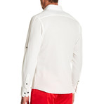 Leger Solid Dress Shirt // White (L)