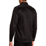 Oliver Solid Dress Shirt // Black (XL)