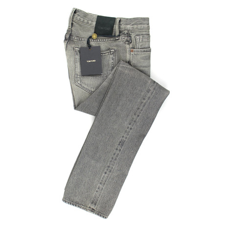 Tom Ford Straight Fit Denim // Gray (28WX33L)