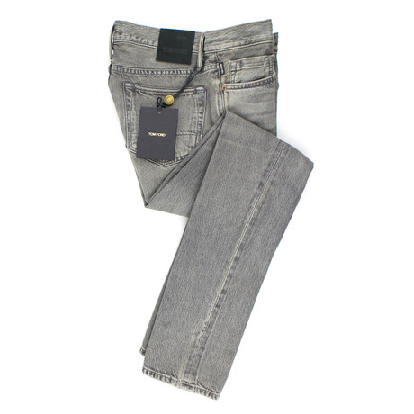 Tom Ford Slim Fit Denim // Light Gray (28WX33L)