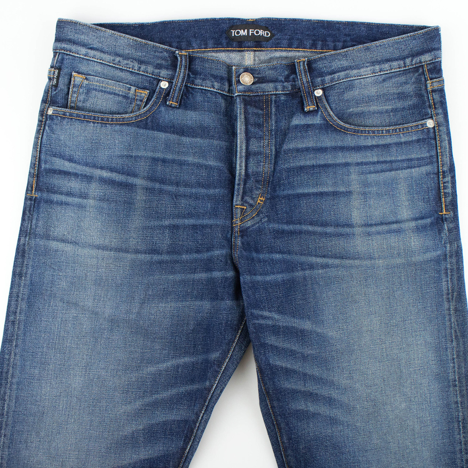 Tom Ford Straight Fit Denim // Vintage Blue (28WX33L) - Tom Ford and ...