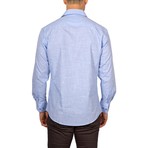 Adam Long-Sleeve Button-Up Shirt // Blue (3XL)