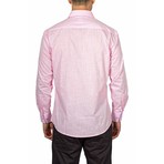 Adam Long-Sleeve Button-Up Shirt // Pink (S)