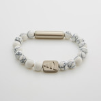 Lucid Dream Reality Check Bracelet // White Howlite