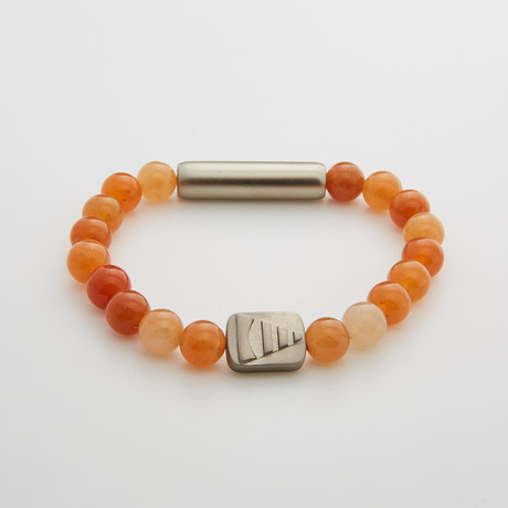 Lucid Dream Reality Check Bracelet // Orange Topaz
