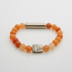 Lucid Dream Reality Check Bracelet // Orange Topaz