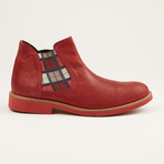 Washed Leather Chukka Boot // Red (US: 9.5)