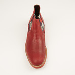 Washed Leather Chukka Boot // Red (US: 8.5)