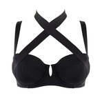 Jessie Microfibre Strappy Bra (32DD)