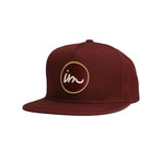 Rounder Snap Back // Maroon